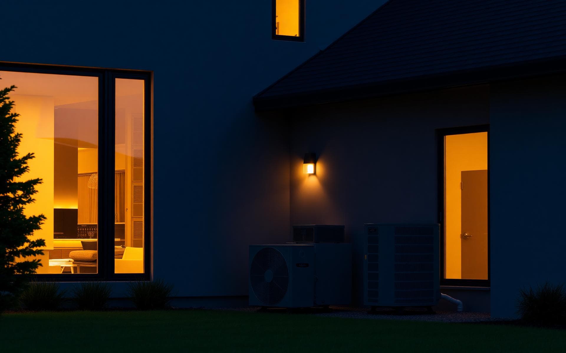 Hero section of the fictional Ashford & Vance luxury HVAC demo website